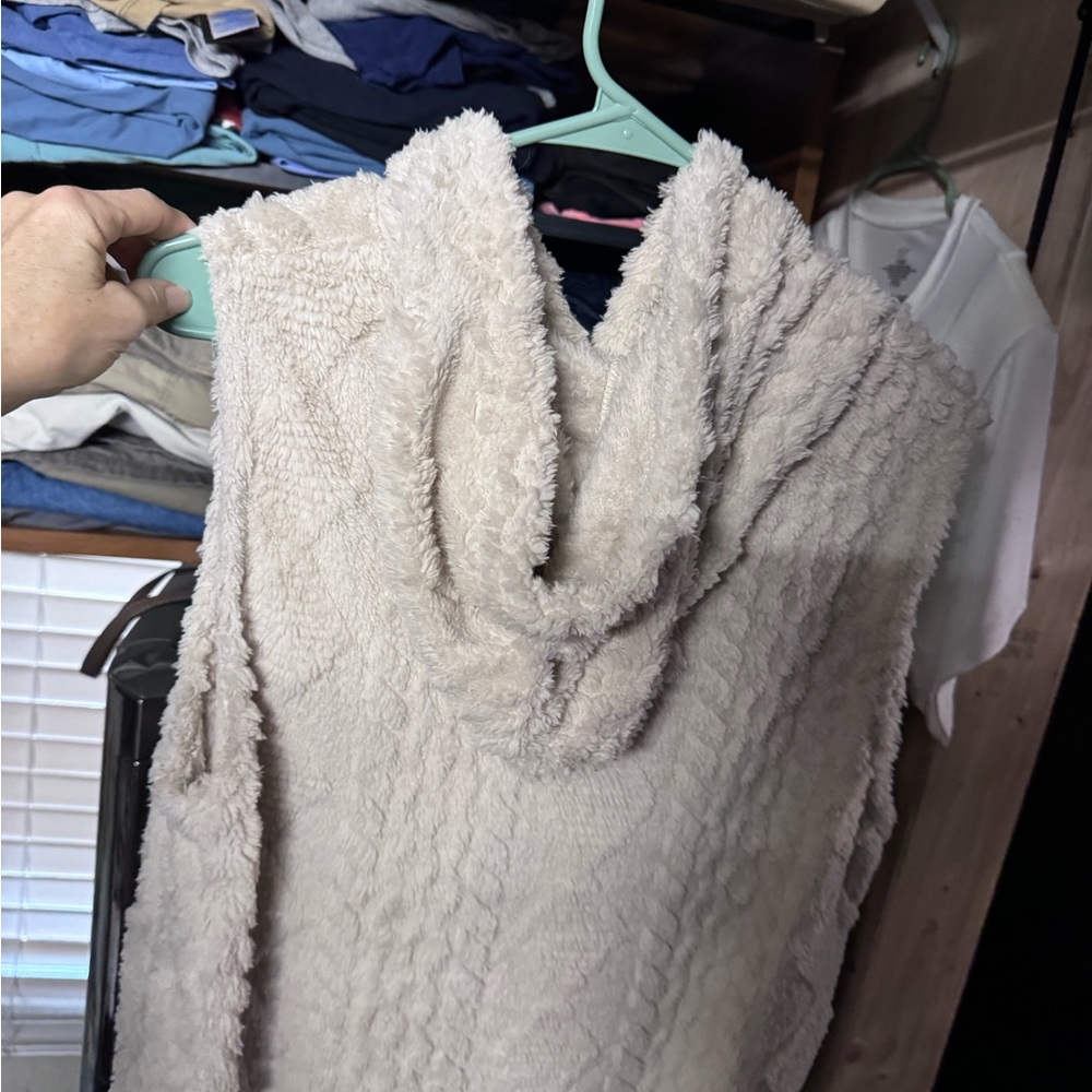 Cozy Cream Hooded Women's Sweater